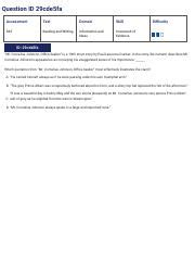 Assessment sat test reading and writing domain .